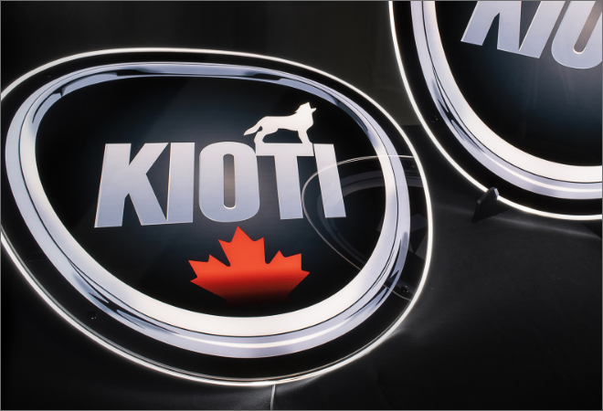 sign for Kioti